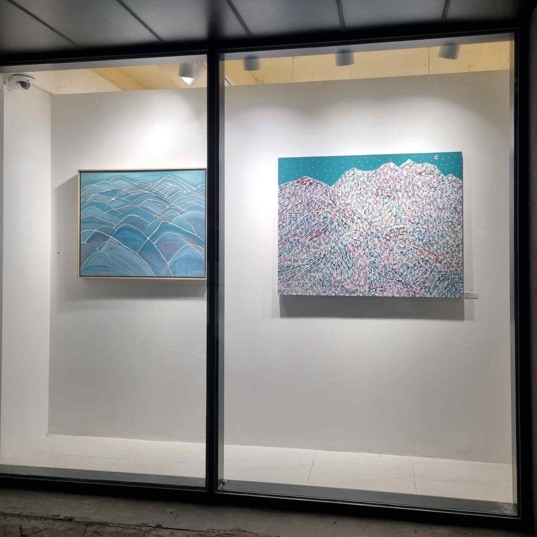 Colorful Landscape Acrylic Painting and Pop Art By Hanji Park in Dubai