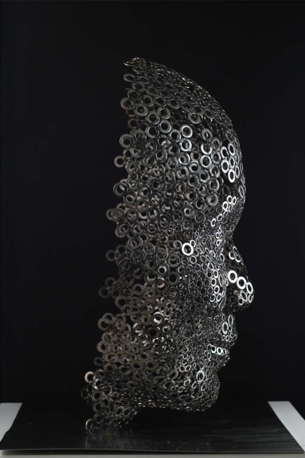 Contemporary Human Stainless Steel Sculpture By Vincent Barrau in Dubai