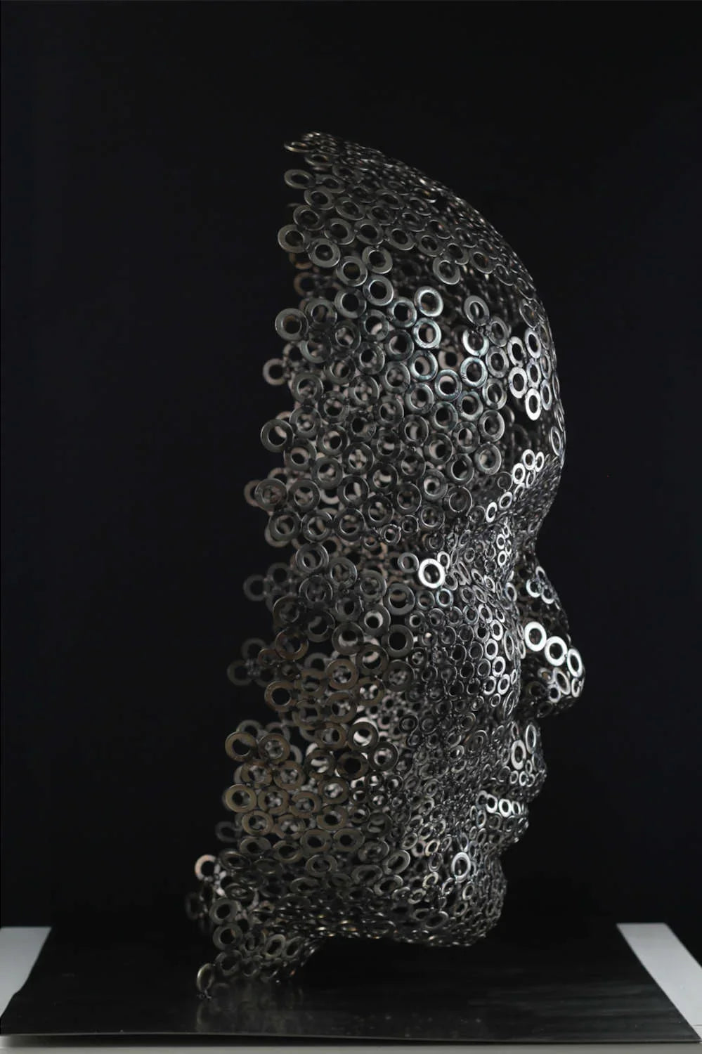 Contemporary Human Stainless Steel Sculpture By Vincent Barrau in Dubai