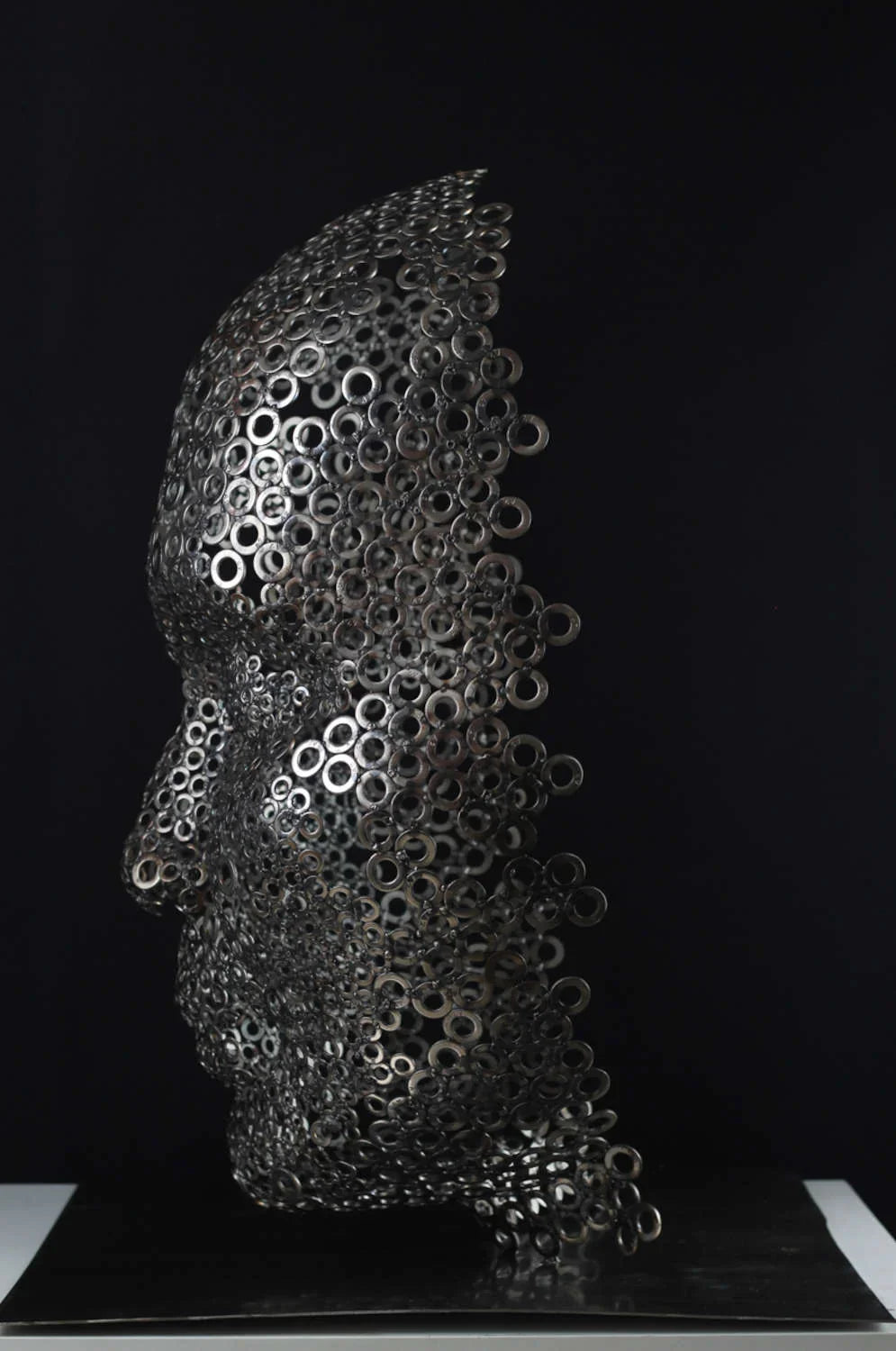 Contemporary Human Stainless Steel Sculpture By Vincent Barrau in Dubai