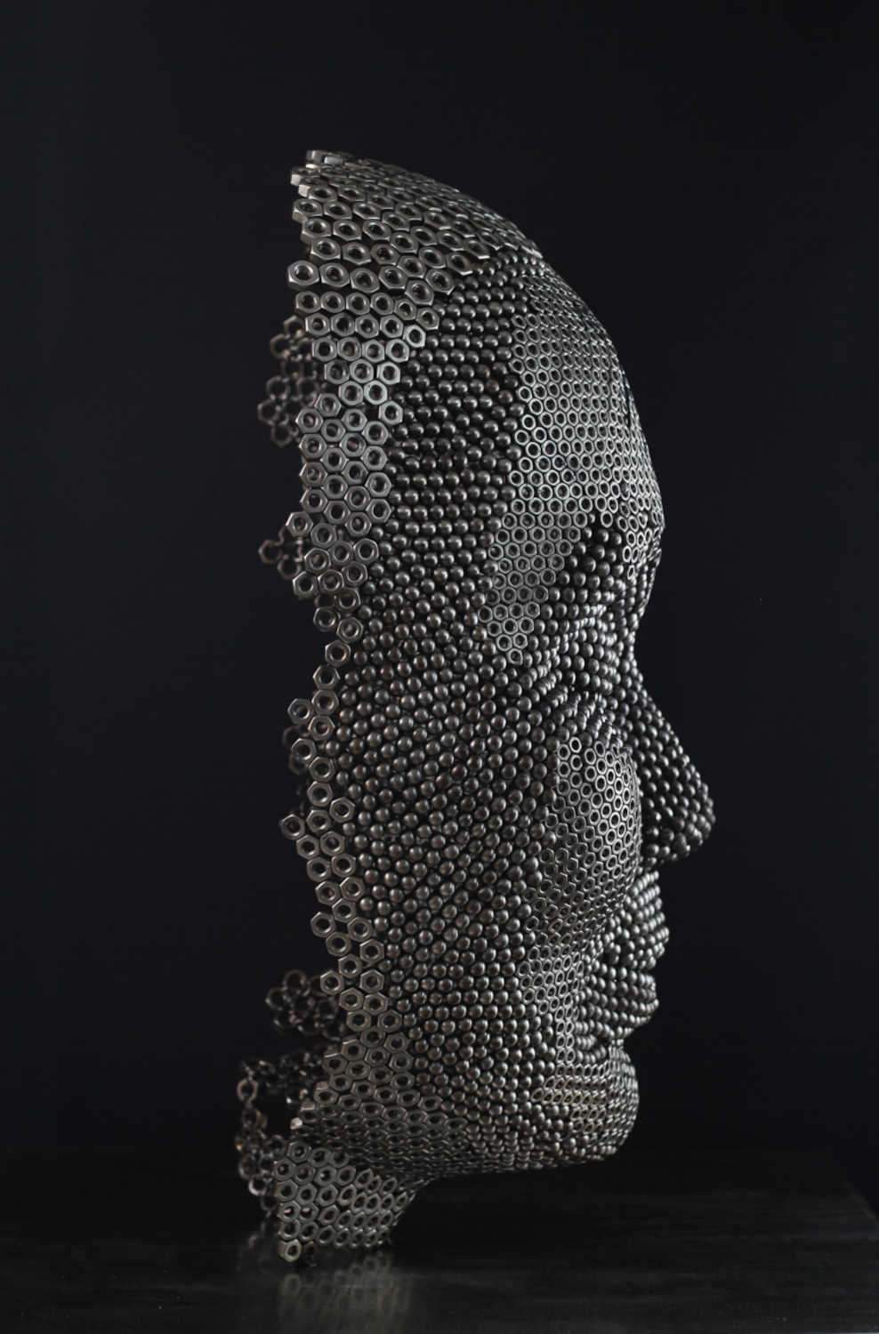 Contemporary Human Stainless Steel Sculpture By Vincent Barrau in Dubai