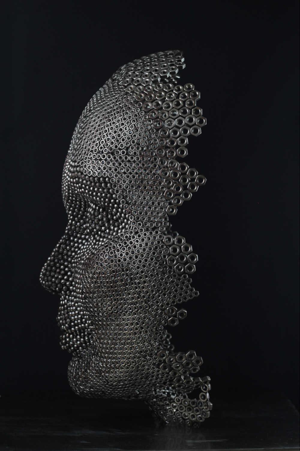 Contemporary Human Stainless Steel Sculpture By Vincent Barrau in Dubai