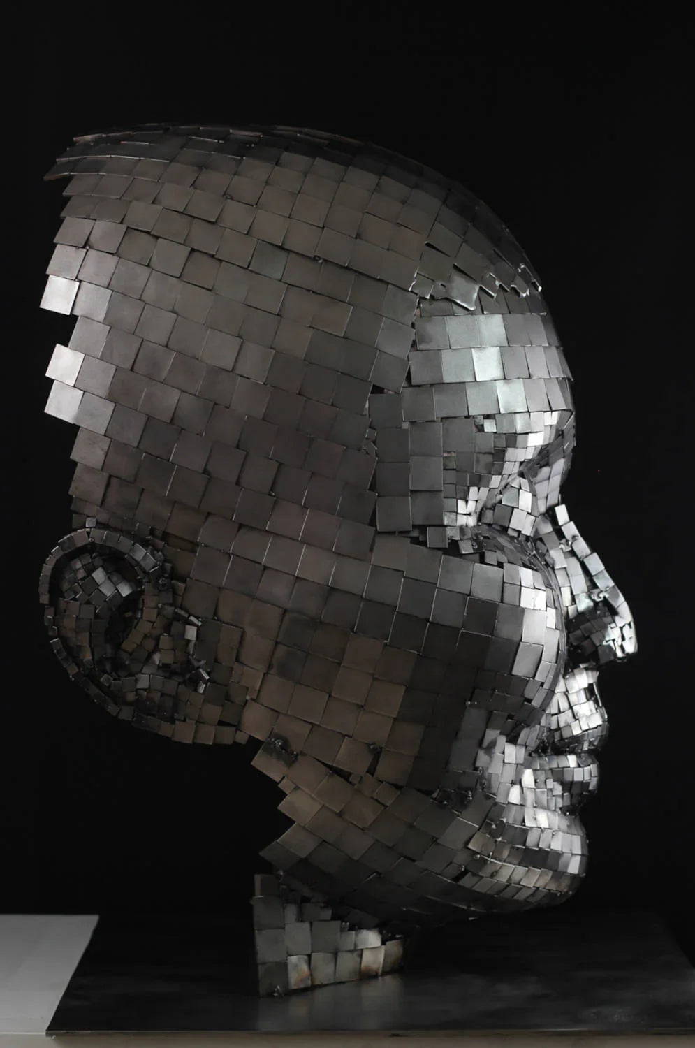 Contemporary Human Stainless Steel Sculpture By Vincent Barrau in Dubai