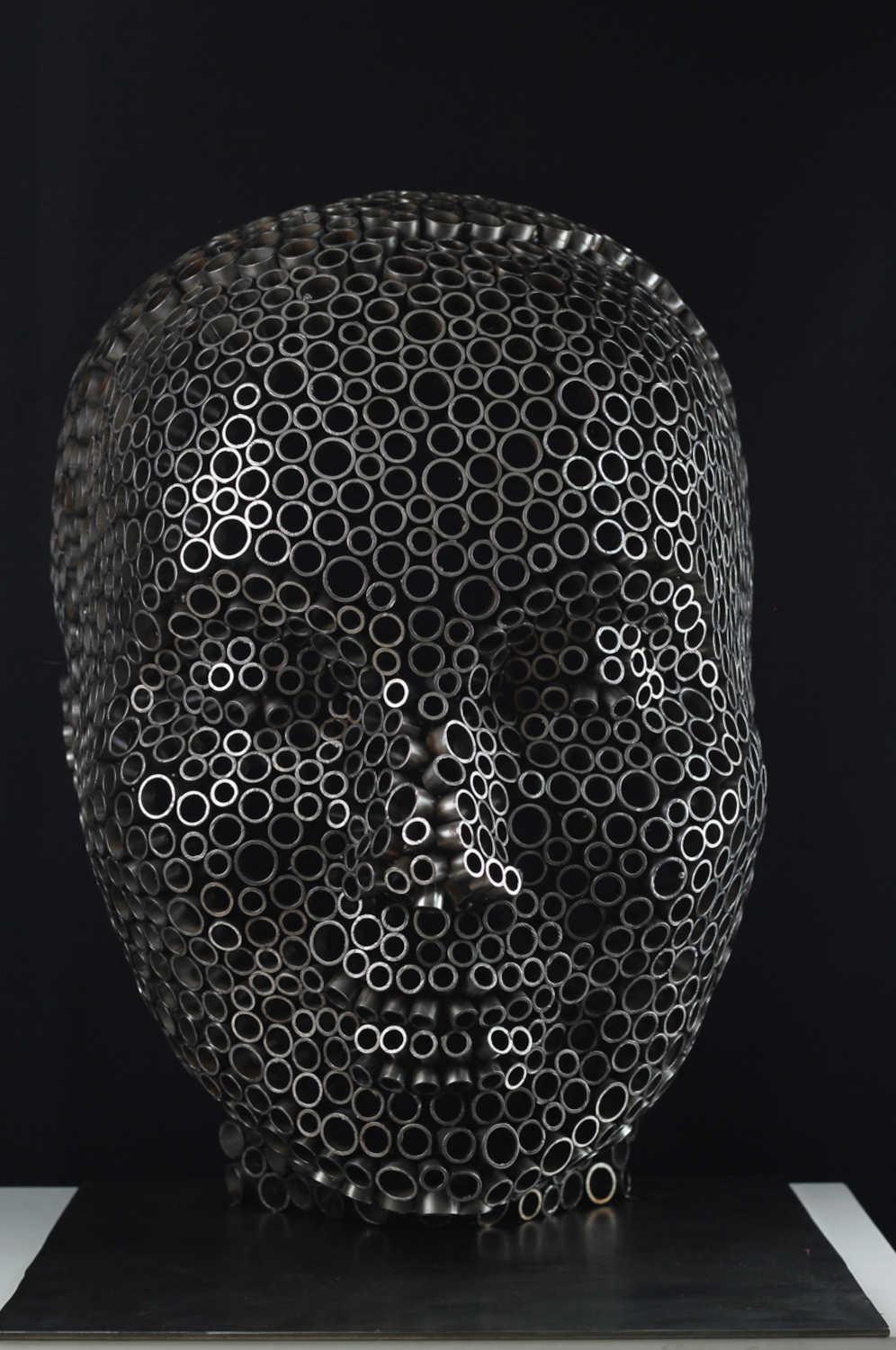 Contemporary Human Stainless Steel Sculpture By Vincent Barrau in Dubai