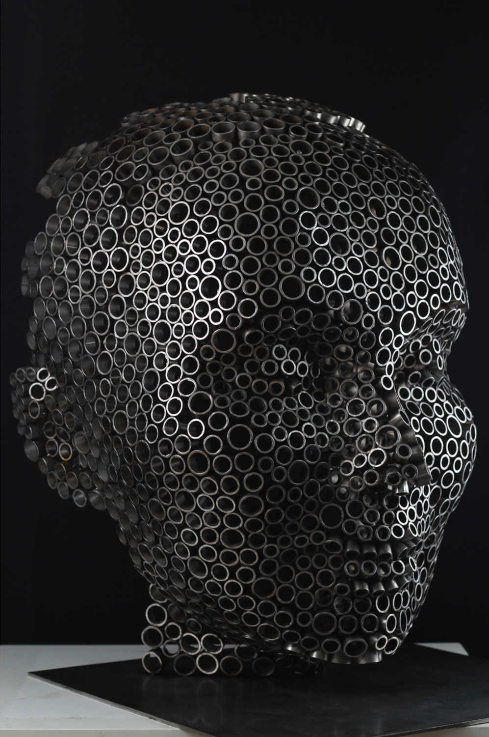 Contemporary Human Stainless Steel Sculpture By Vincent Barrau in Dubai