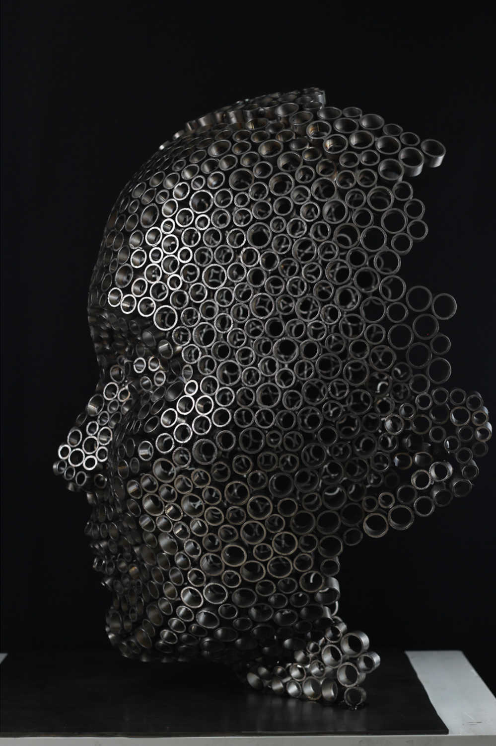 Contemporary Human Stainless Steel Sculpture By Vincent Barrau in Dubai