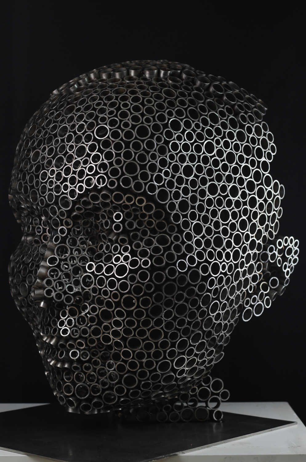 Contemporary Human Stainless Steel Sculpture By Vincent Barrau in Dubai
