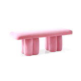 Pink Velvet Bench, Contemporary Designer Furniture
