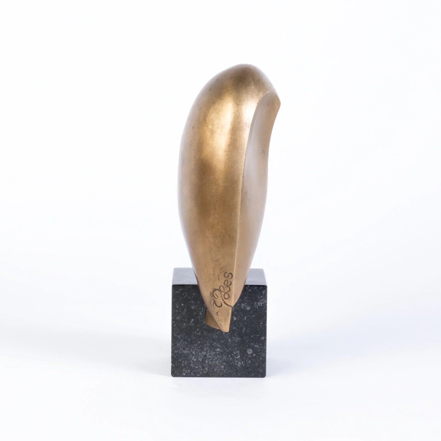 VOGEL DER NACHT Bronze Sculpture - Contemporary Animal Figures By Cordula Dobes