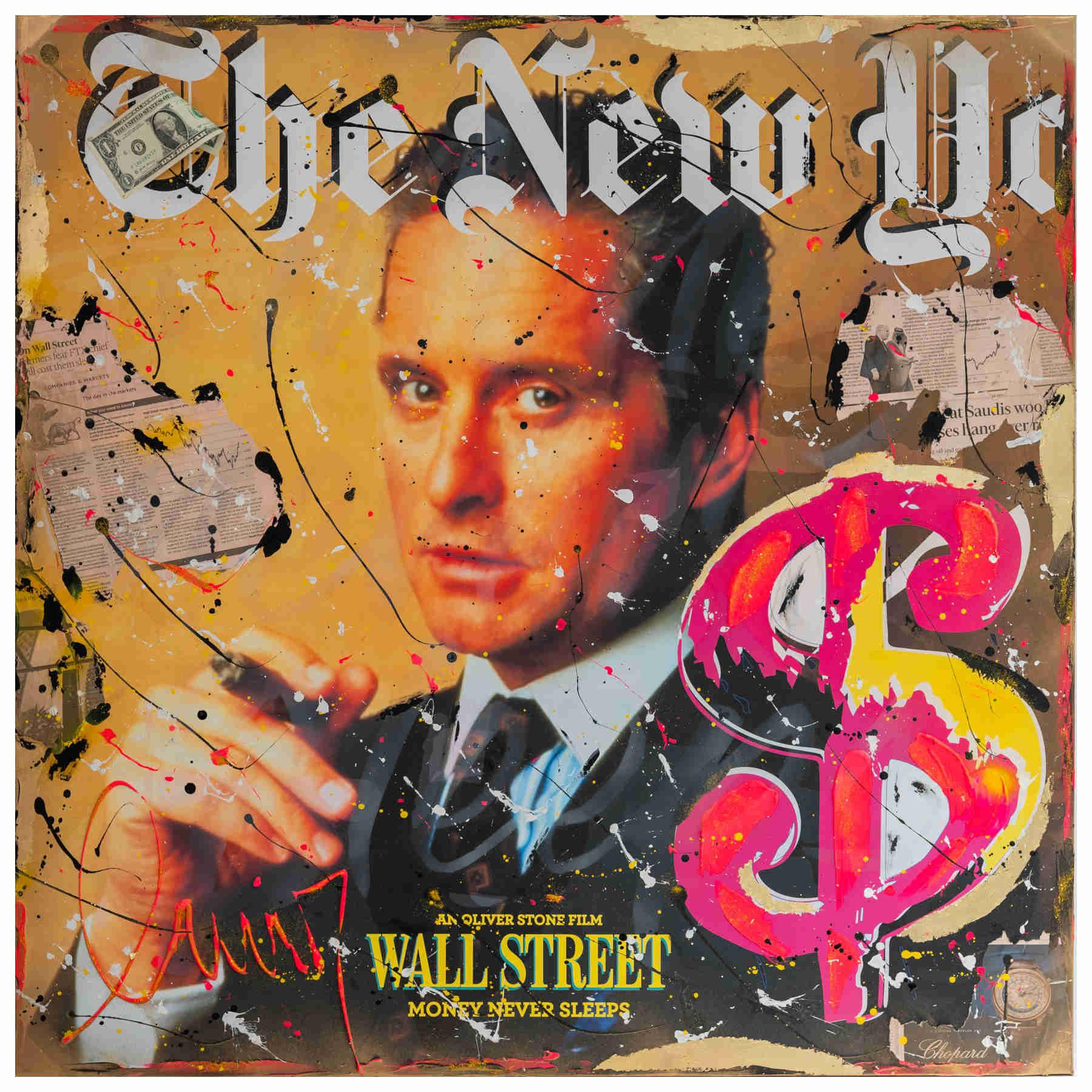 Wall Street Contemporary Pop Art Painting in Dubai