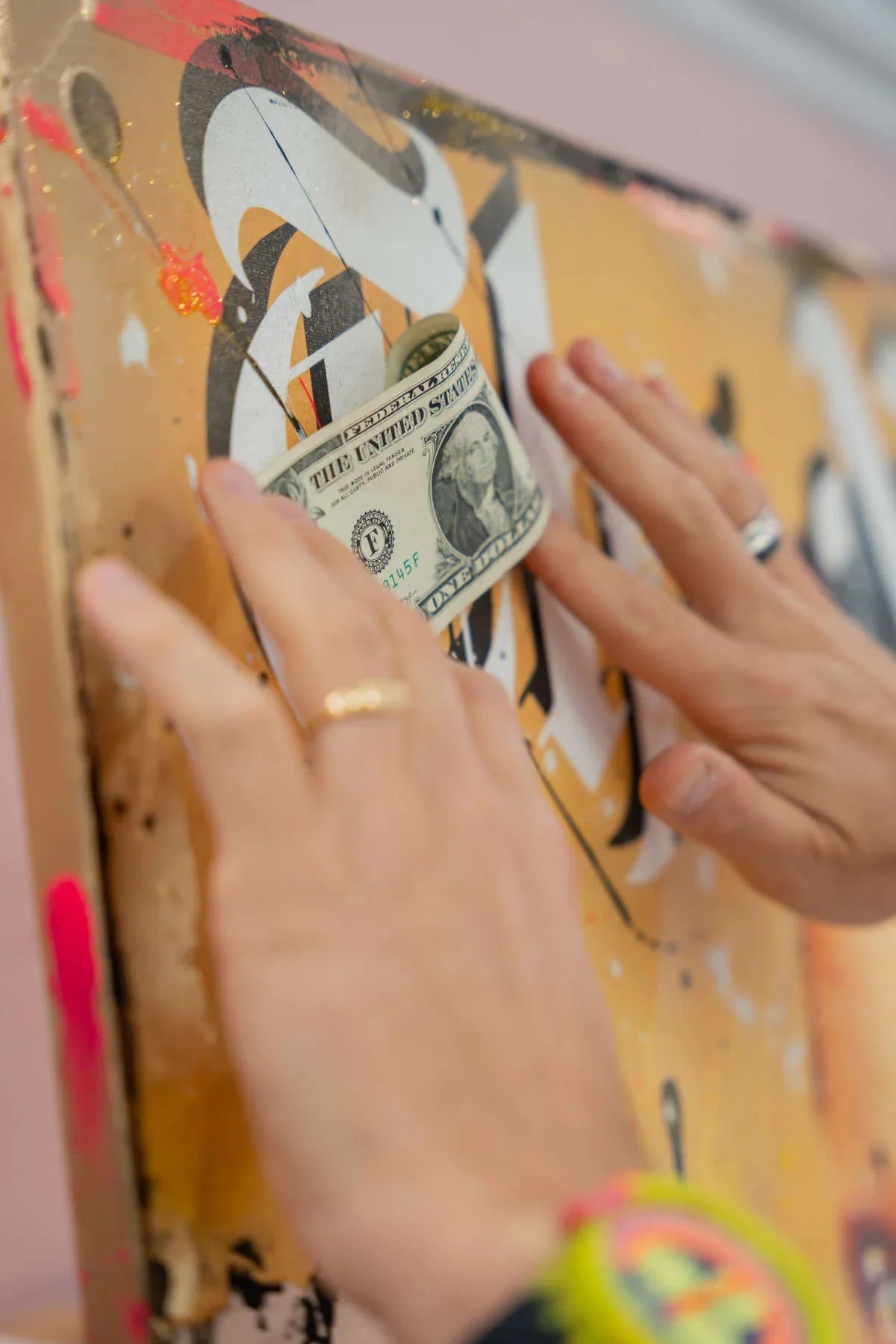 Wall Street Contemporary Pop Art Painting in Dubai