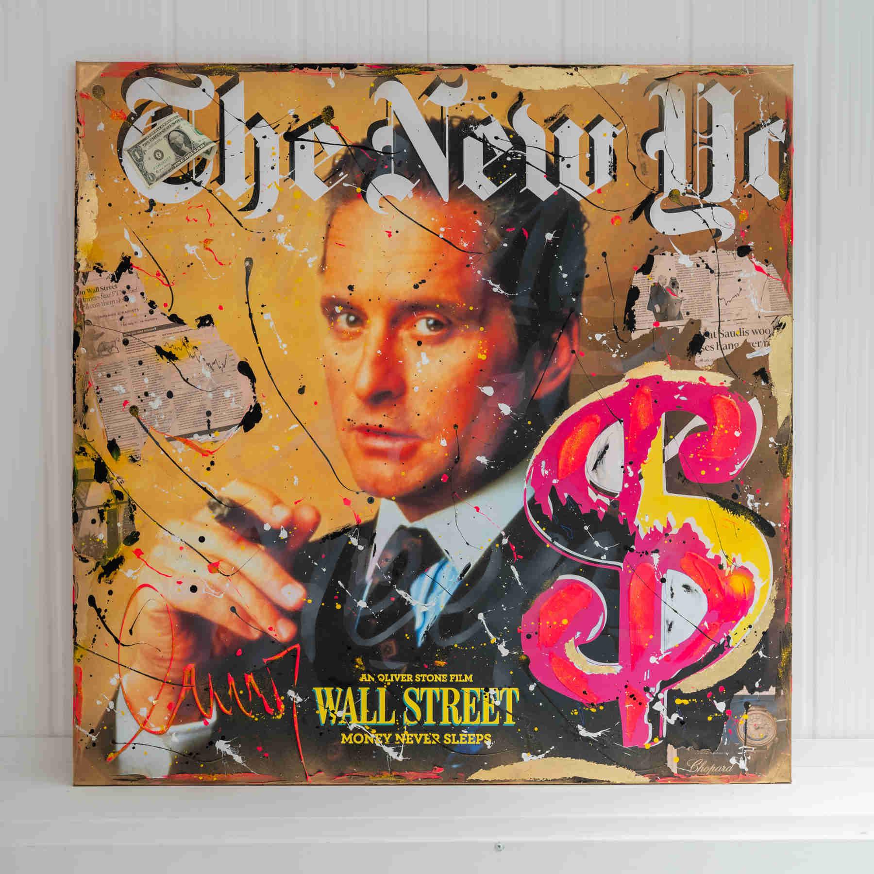 Wall Street Contemporary Pop Art Painting in Dubai