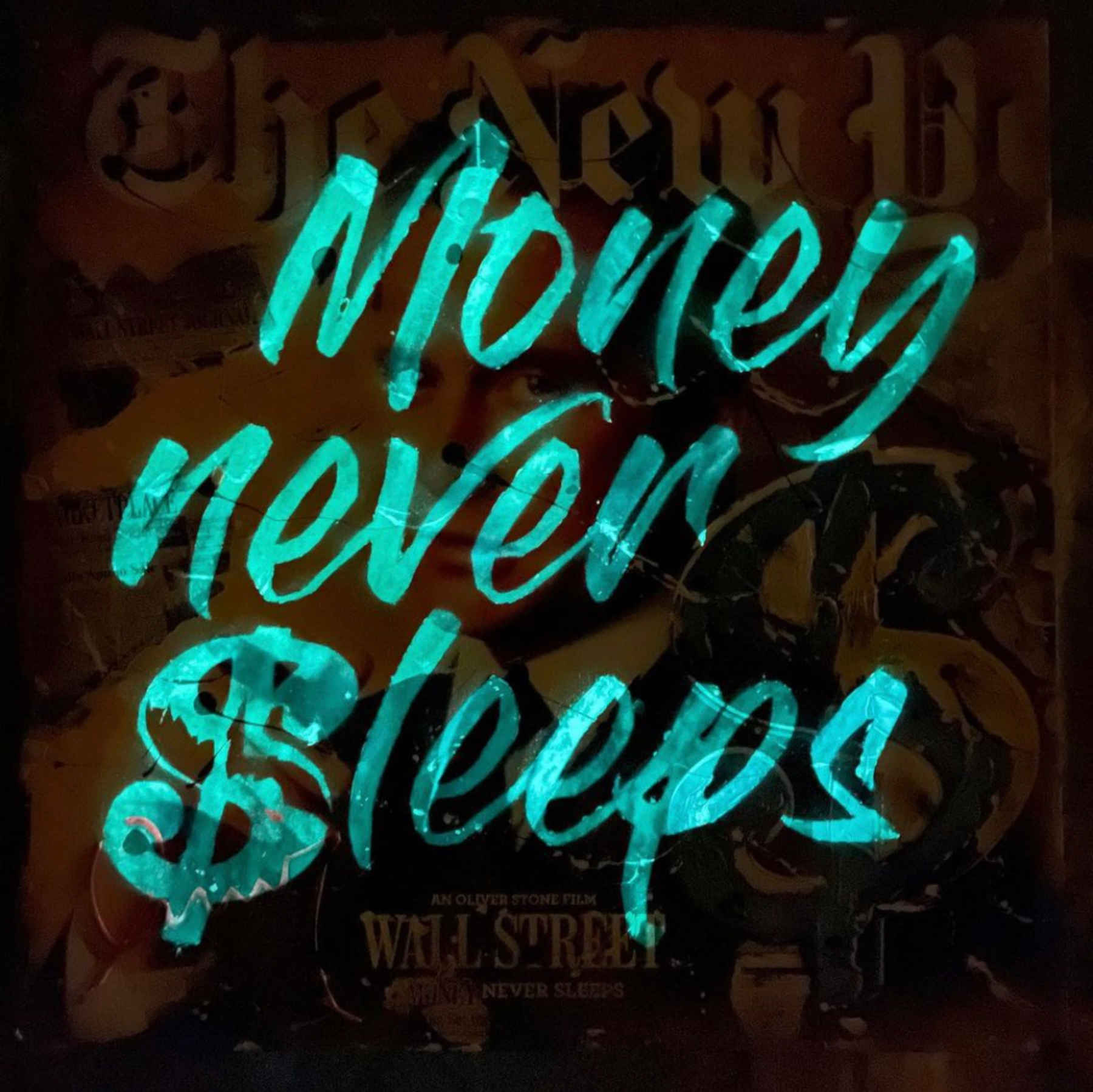 Wall Street Contemporary Pop Art Painting in Dubai