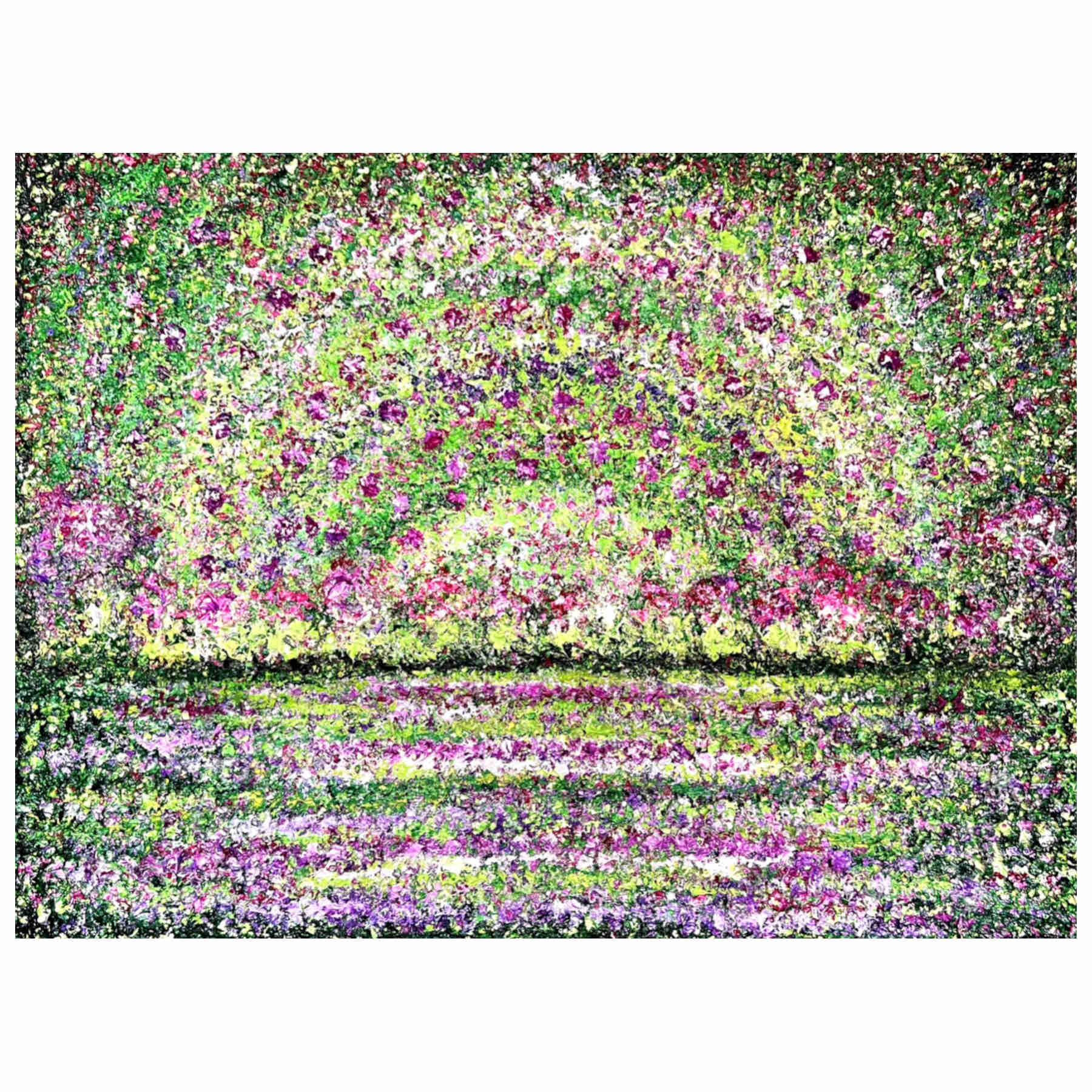 Whispers In Spring Acrylic Painting By Rawia Zantout