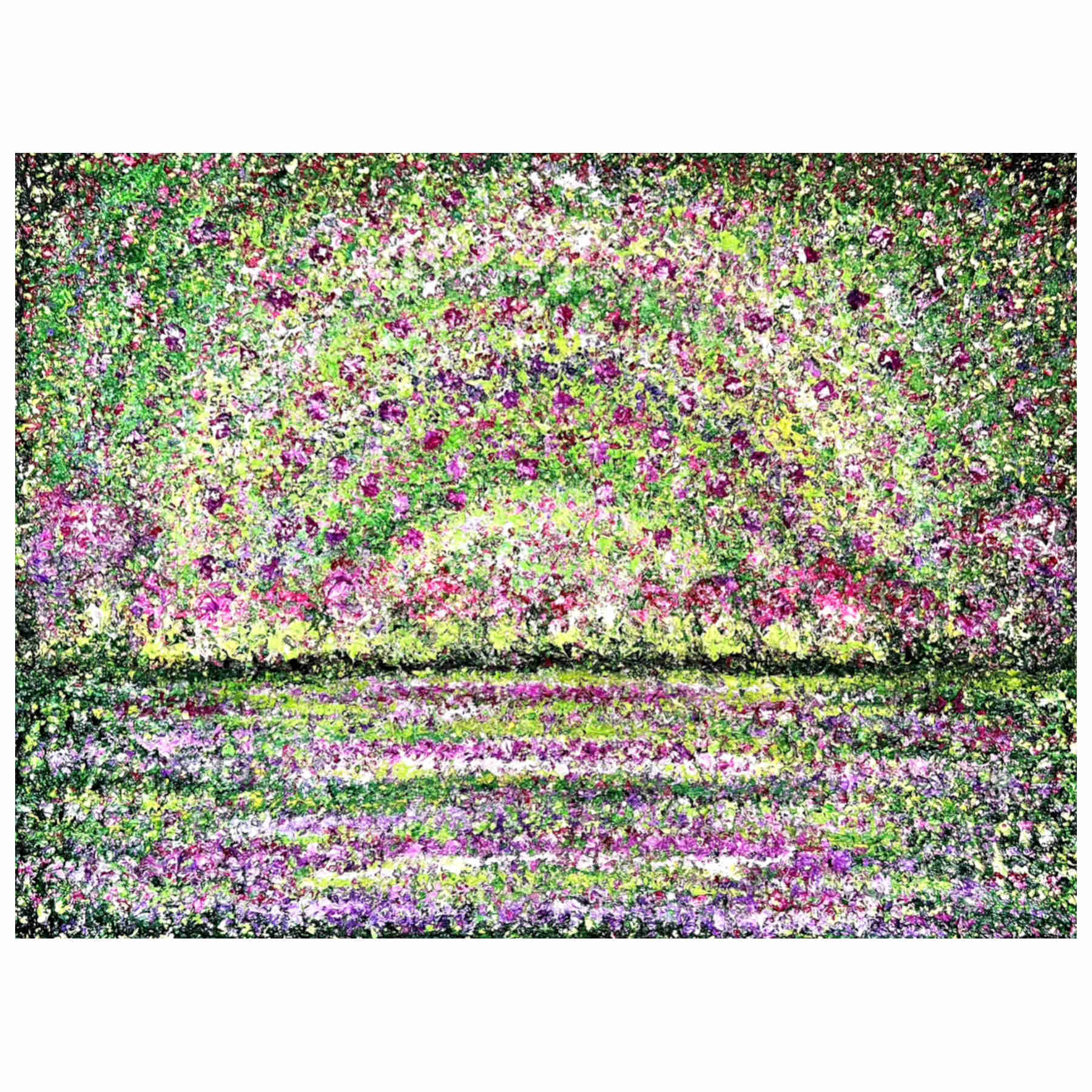 Whispers In Spring Acrylic Painting By Rawia Zantout