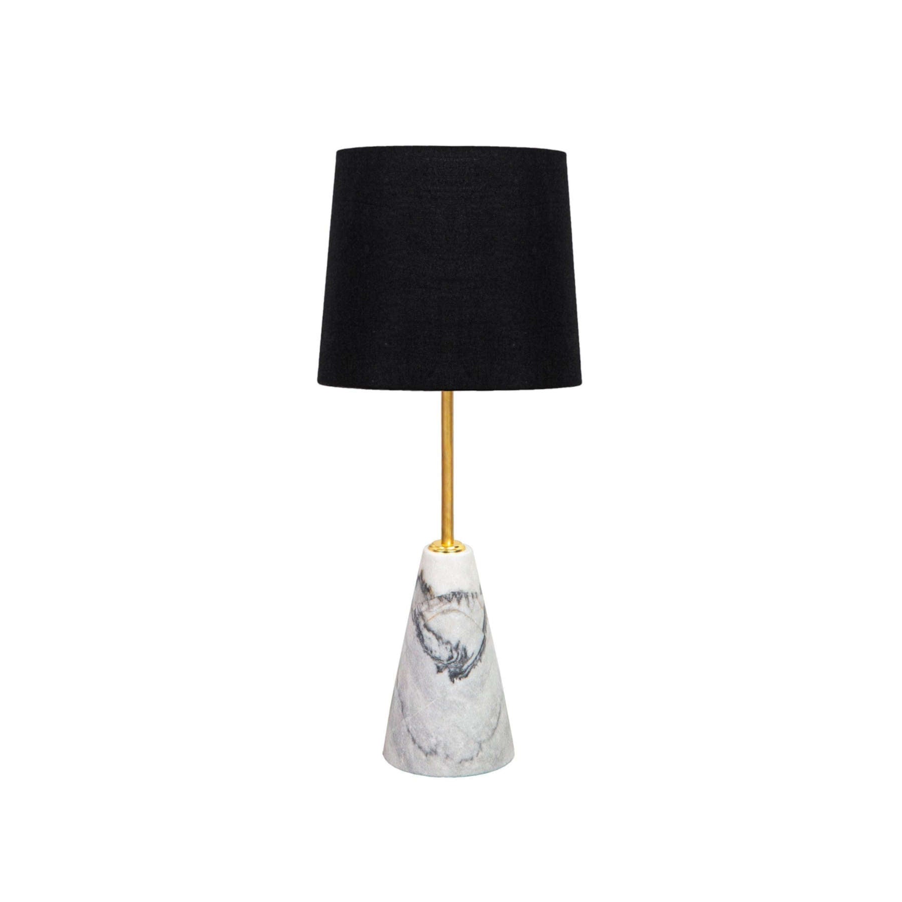 White Marble Table Lamp - Modern Designer Furniture & Decor in Dubai