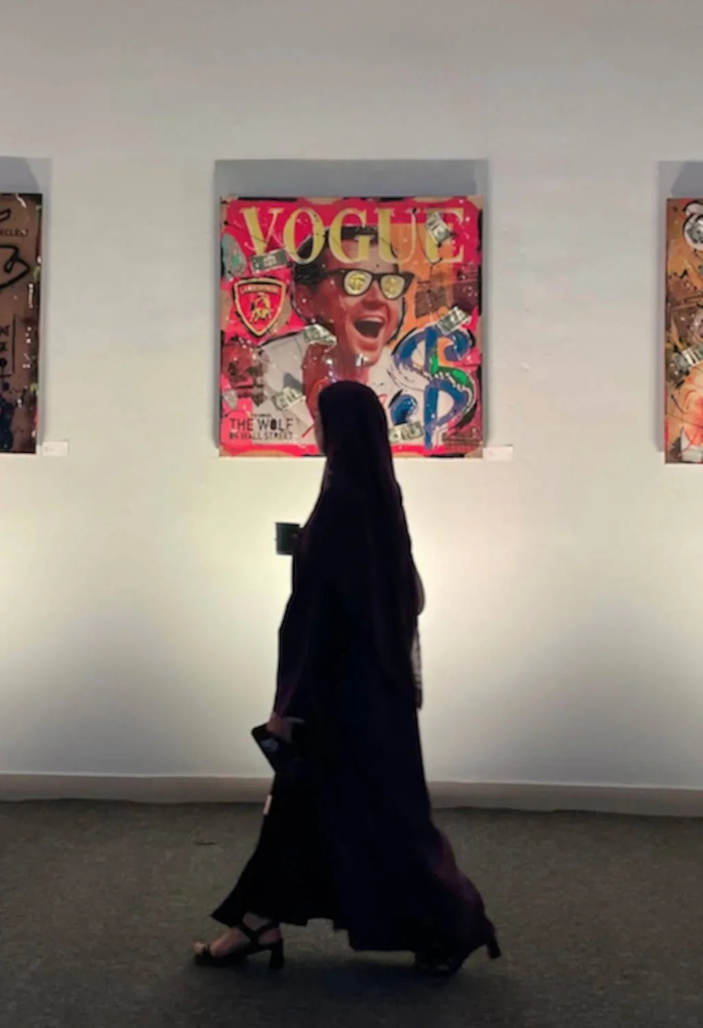 Wolf of Wall Street Pop Art Painting in Dubai