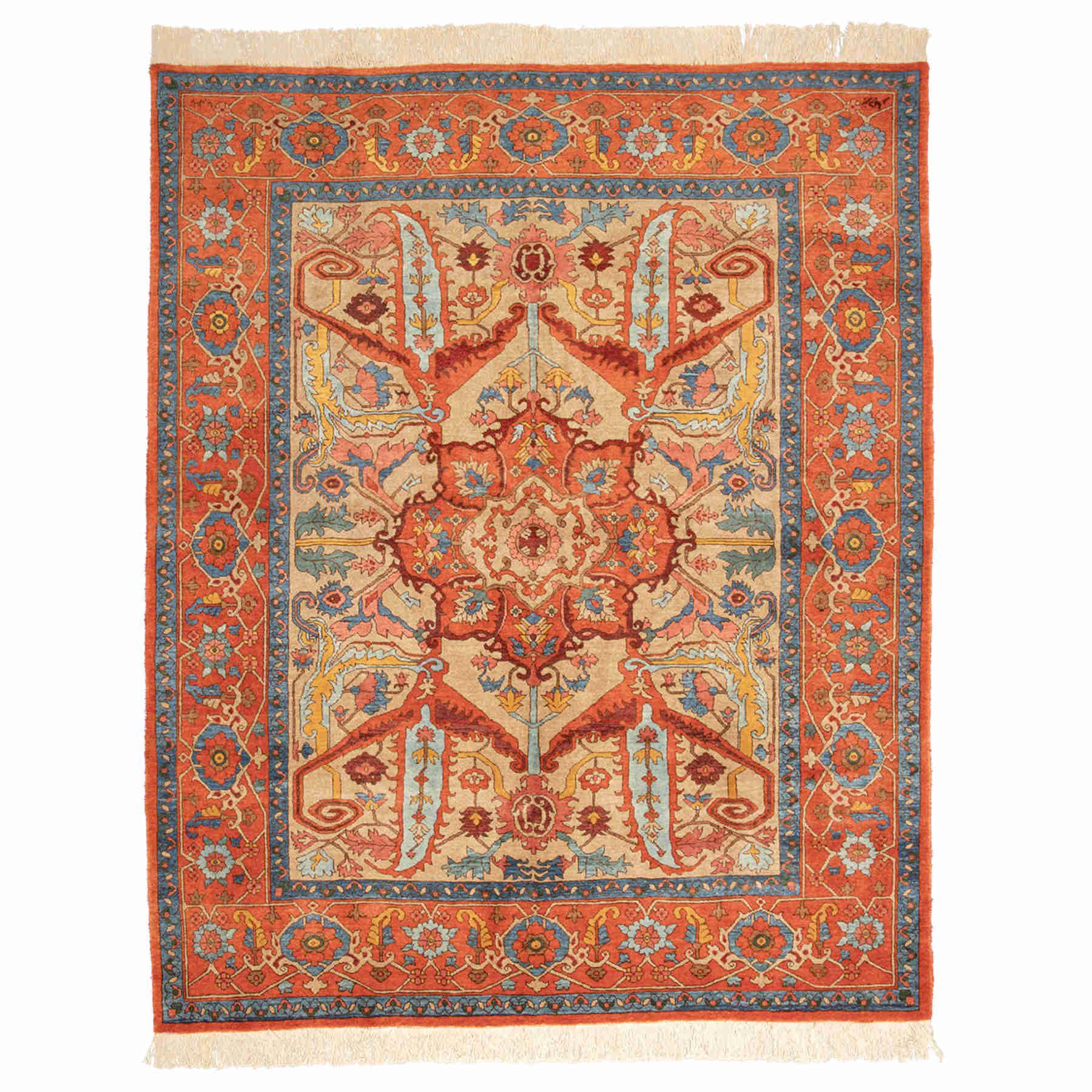 Yaqma Heriz Persian Carpet Wool 200x237, Authentic Vintage Rugs & Kilims in Dubai