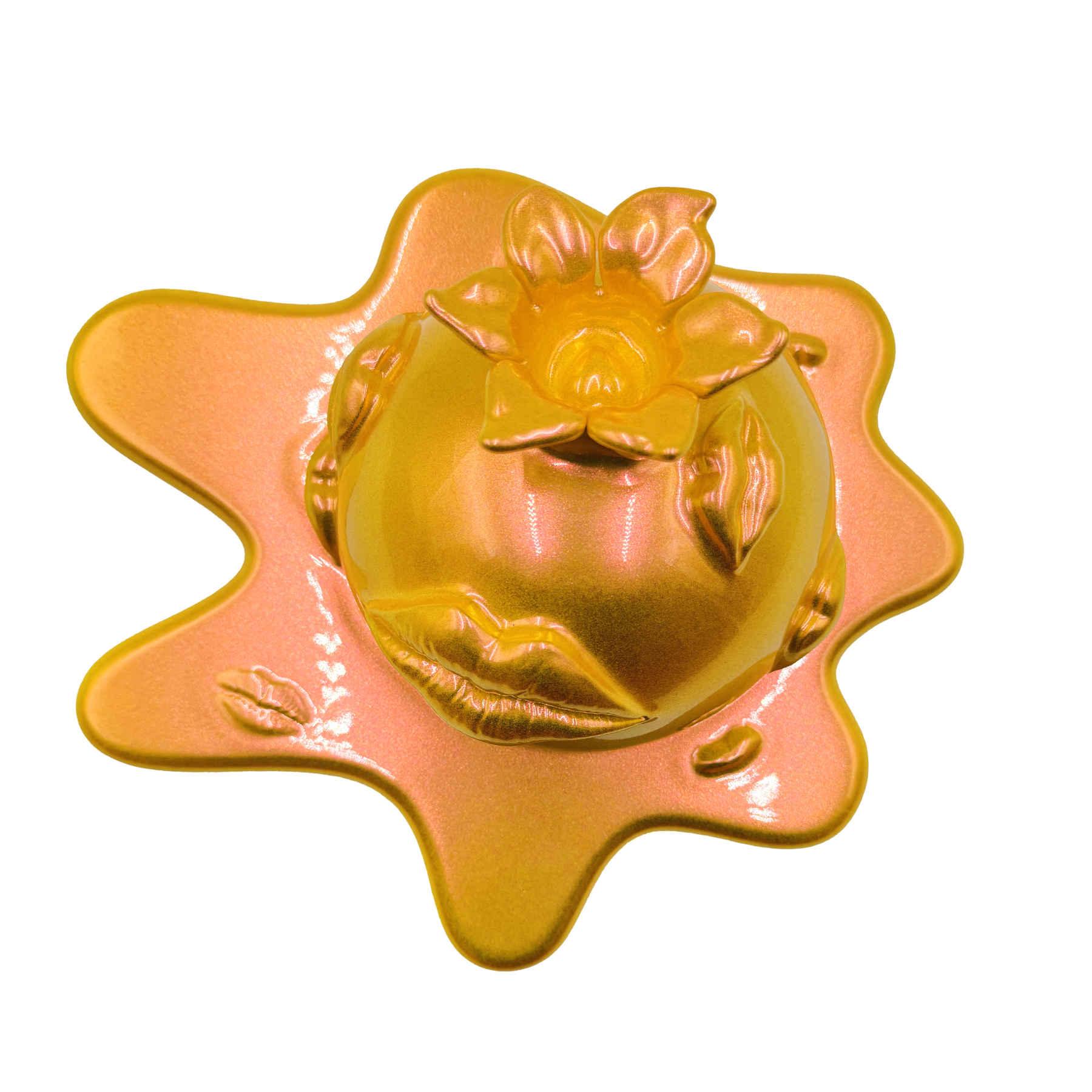 Be My Darling Yellow & Pink Pomegranate Resin Sculpture Dubai