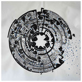 Acrylic Painting - Abstract Calligraphy Art By Somayeh Gholami