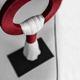 Macrame Tapestry Red, Handmade Counter Top Macrame Art in Dubai