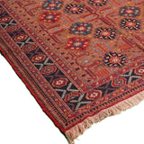 Afsoos Soumak Persian Carpet Wool 165x290 - Authentic Nomadic Rugs & Kilims in Dubai, Silk & Wool