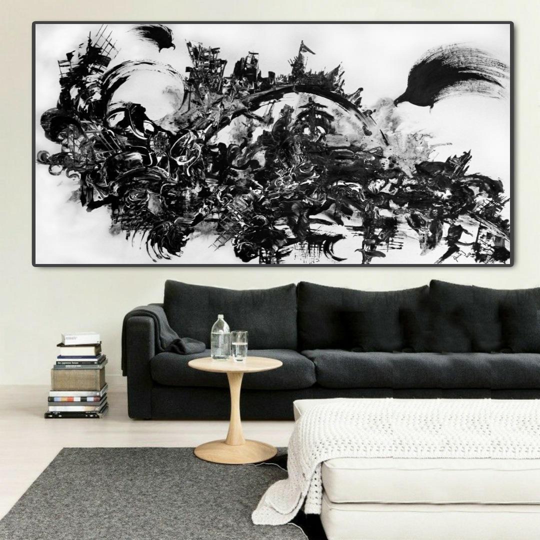 All About Faith Acrylic Painting, Contemporary Apranik Technique