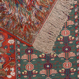 Alma Soumak Persian Carpet Silk & Wool 160x220 - Authentic Nomadic Rugs & Kilims in Dubai