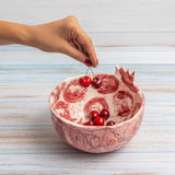Pomegranate Ceramic Bowl - Tabletop Accessories, Artistic Handmade Tableware in Dubai