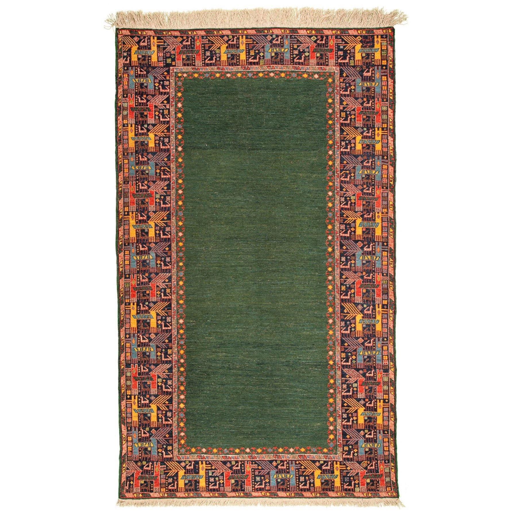 Annette Sumak Heriz Persian Carpet Wool 149x254, Authentic Nomadic Persian Rugs & Kilims, Silk & Wool in Dubai