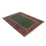 Annette Soumak Persian Carpet Wool 160x215 - Authentic Nomadic Rugs & Kilims in Dubai