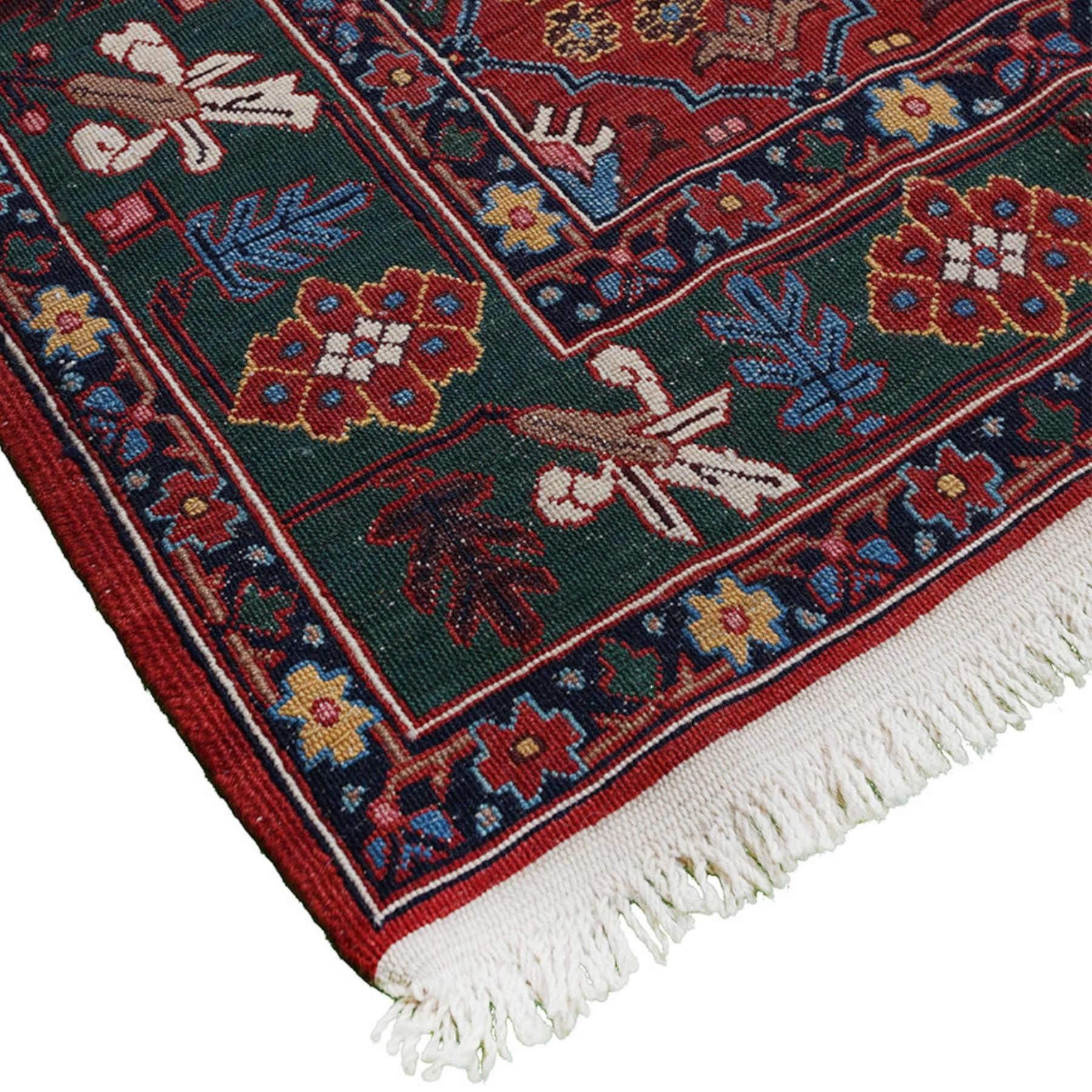 Baaghi Kilim Morvaridbaf Persian Carpet Wool 205x310, Authentic Vintage Rugs & Kilims in Dubai