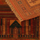 Olive Baluch Altar Persian Carpet - Authentic Nomadic Carpets & Kilims in Dubai