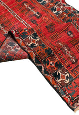 Red Baluch Chelcheragh Persian Carpet - Nomad Carpets & Kilims in Dubai