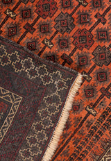 Baluch Geometric Persian Carpet 115x240 - Authentic Carpets & Kilims in Dubai