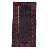 Dark Baluch Geometric Persian Carpet - Authentic Carpets & Kilims in Dubai