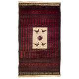 Baluch Nomadic Persian Carpet 100x190 - Authentic Handmade Rugs & Kilims Dubai