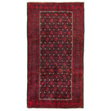 Baluch Nomadic Persian Carpet 109x207 - Authentic Handmade Rugs & Kilims Dubai
