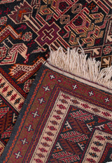 Baluch Nomadic Persian Carpet 112x163 - Authentic Handmade Rugs & Kilims Dubai