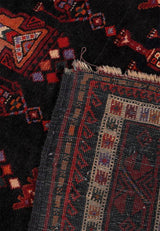 Black Baluch Nomadic Persian Carpet - Handmade Authentic Carpets & Kilims in Dubai