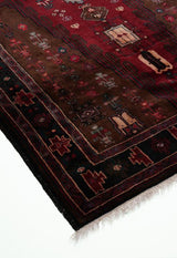 Red Baluch Nomadic Persian Carpet - Handmade Authentic Carpets & Kilims in Dubai