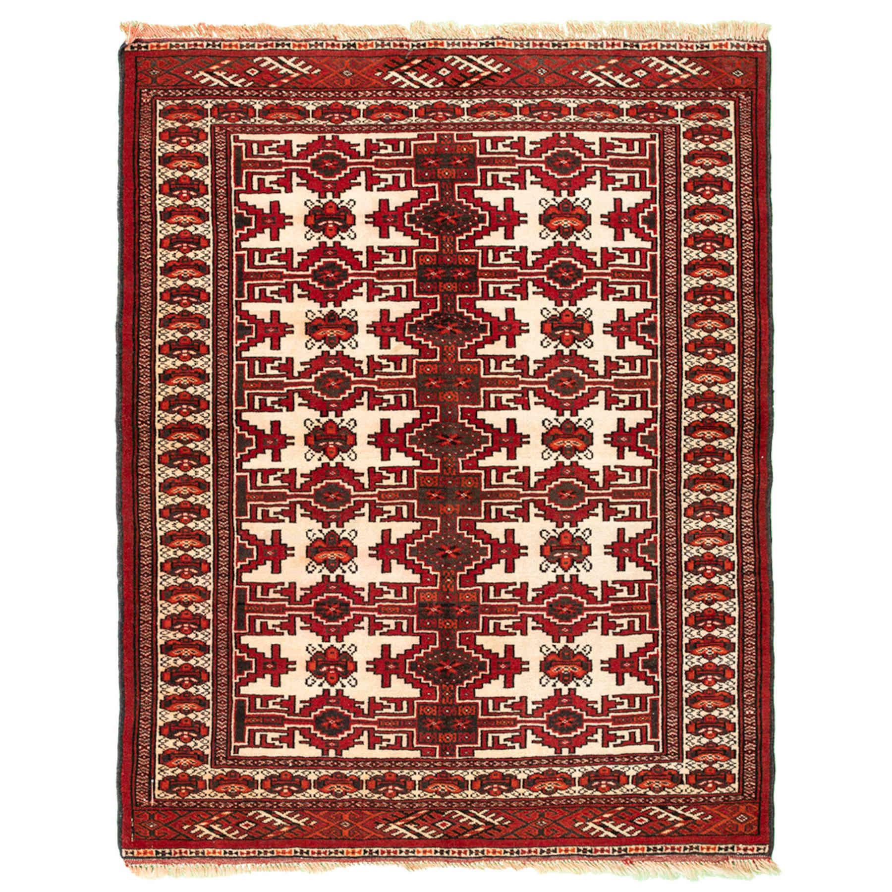 Baluch Nomadic Persian Carpet 90x115 - Authentic Handmade Rugs & Kilims Dubai