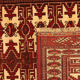Baluch Nomadic Persian Carpet 90x115 - Authentic Handmade Rugs & Kilims Dubai