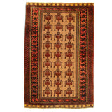 Baluch Nomadic Persian Carpet 93x143 - Authentic Handmade Rugs & Kilims in Dubai