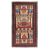 Baluch Nomadic Persian Carpet 97x175 - Authentic Handmade Rugs & Kilims Dubai
