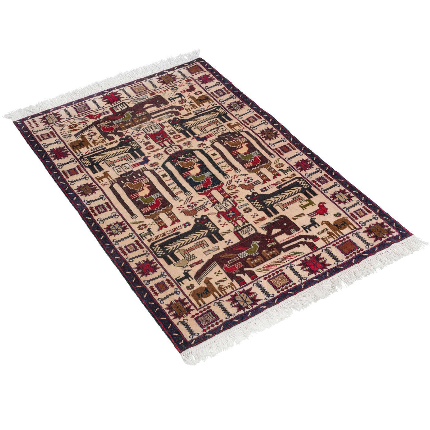 Baluch Persian Carpet Hushang Shah 91x145 - Nomad Rugs & Kilims in Dubai