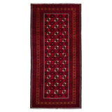 Red Baluch Turkman Persian Carpet - Handmade Authentic Carpets & Kilims in Dubai