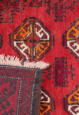 Red Baluch Turkman Persian Carpet - Handmade Authentic Nomadic Carpets & Kilims in Dubai