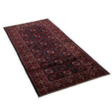 Dark Blue Baluch Turkman Persian Carpet - Handmade Authentic Carpets & Kilims in Dubai