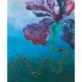 Beyond The Seas Mixed Media On Canvas Painting - Modern Decorative Wall Art By Farnaz Faridfar in Dubai